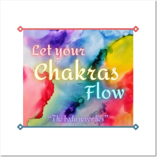 Let your Chakras Flow Posters and Art